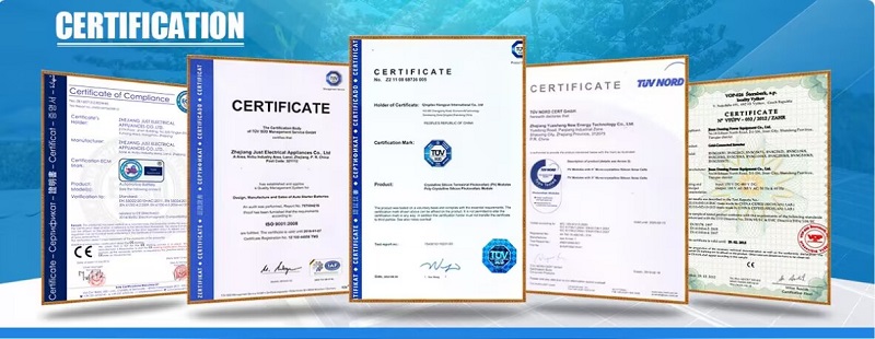 Xianghong Solar System Certifications