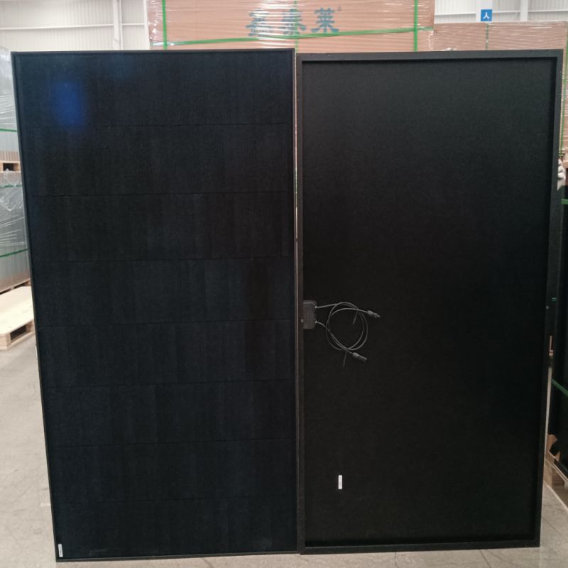 factory price 450w full black solar panel manufactures for house