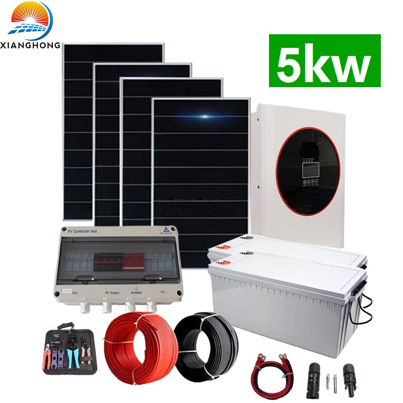 5KW Solar Power System Price 5KVA Off Grid Solar Panel Kits