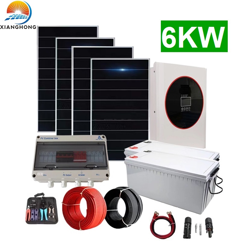 Factory Price 6kw Solar System Off Grid Solar System Design
